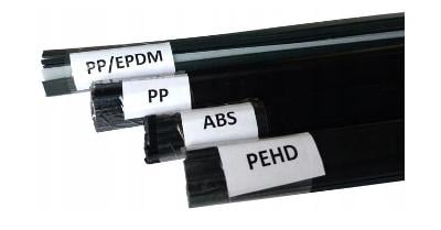 Plastové profily tyčinky pro svařování plastů PP ABS PEHD PP/EPDM 200g
