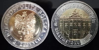 5 Zlotych 2020 Polsko pamětní mince - Palac Branickich w Białymstoku