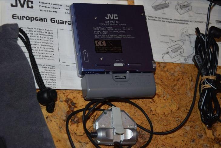 MINIDISC / minidisk player JVC XM-P55, nab., DO, mnoho přísluš. - TV, audio, video