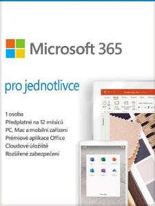 Microsoft (Office) 365 pro jednotlivce - 1 rok + faktura