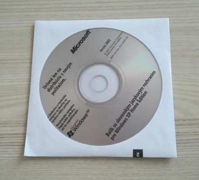 CD balík so slovenským rozhraním pre windows xp
