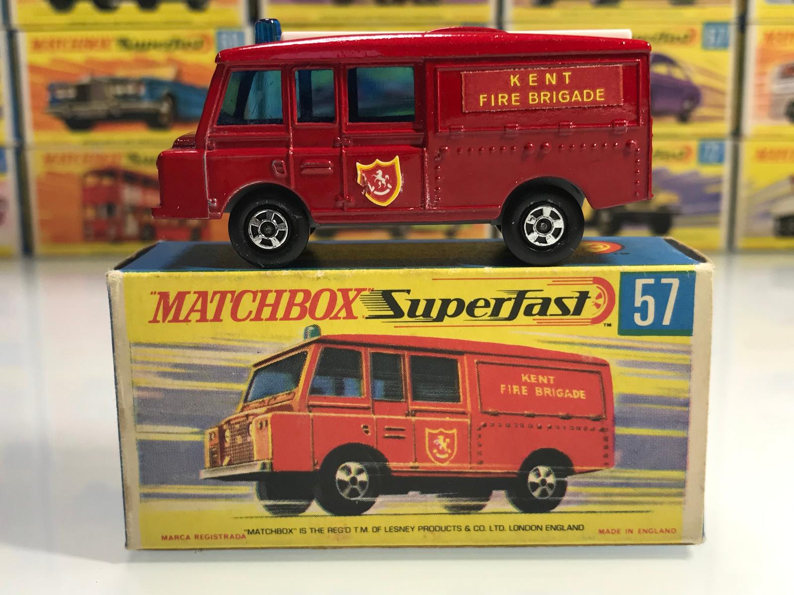 Matchbox Superfast SF-57 Land Rover Fire Truck England - vzácný