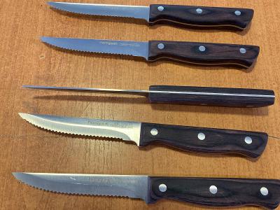 Steakové nože sada 6kusů dřevo
