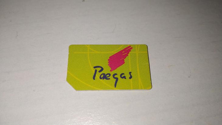 SIM karty Paegas a Oskar - Telefonní karty do sbírek