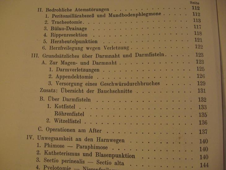 Orator V. EIN OPERATIONSKURS Grundlinien zum Chirurgie II. 1942 - Učebnice