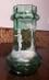 Zelená skleněná váza ledové sněžné děti mlhy, Mary Gregory - Starožitnosti