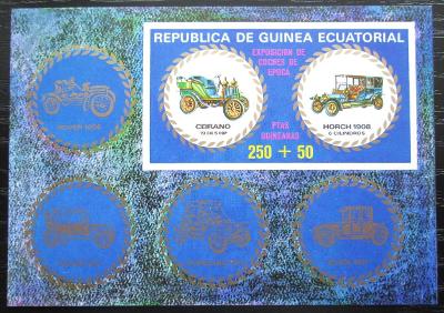 Rovníková Guinea 1976 Automobily Mi# Block 229 Kat 7.50€ 2325