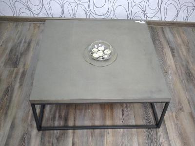 Konferenční stolek kov/ beton (15303B)