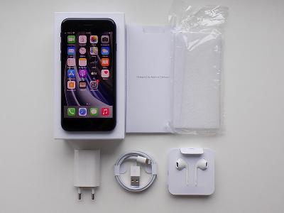 APPLE iPhone SE (2020) 64GB Black - ZÁRUKA 12 MĚSÍCŮ - KOMPLETNÍ BAL.