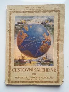 RARITA / Cestovní Kalendář  / Ročník 1 číslo 1   BRNO  roku 1911