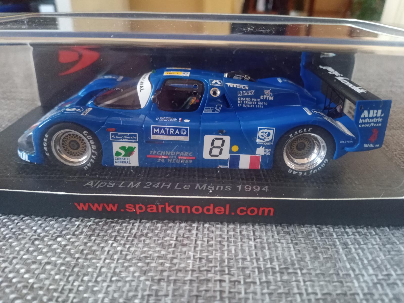 Alpa LM #8 24h LeMans 1994 Bourdais, Minassian, Couvreur 1:43