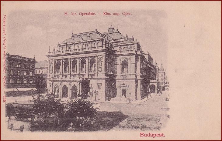 Budapest * opera, budova, architektura * Maďarsko (Magyar) * Z1854