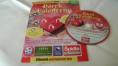 Dárek k Valentýnu - zábavná počítačová hra - spojovačka -  v češtině  