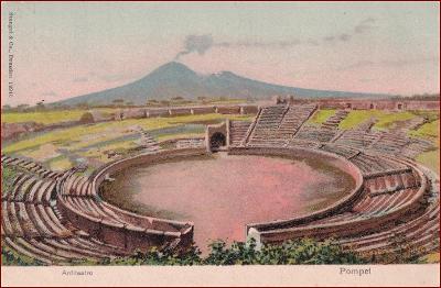 Stengel nr. 19910 * amfiteátr, sopka, Pompei, Itálie * M2483