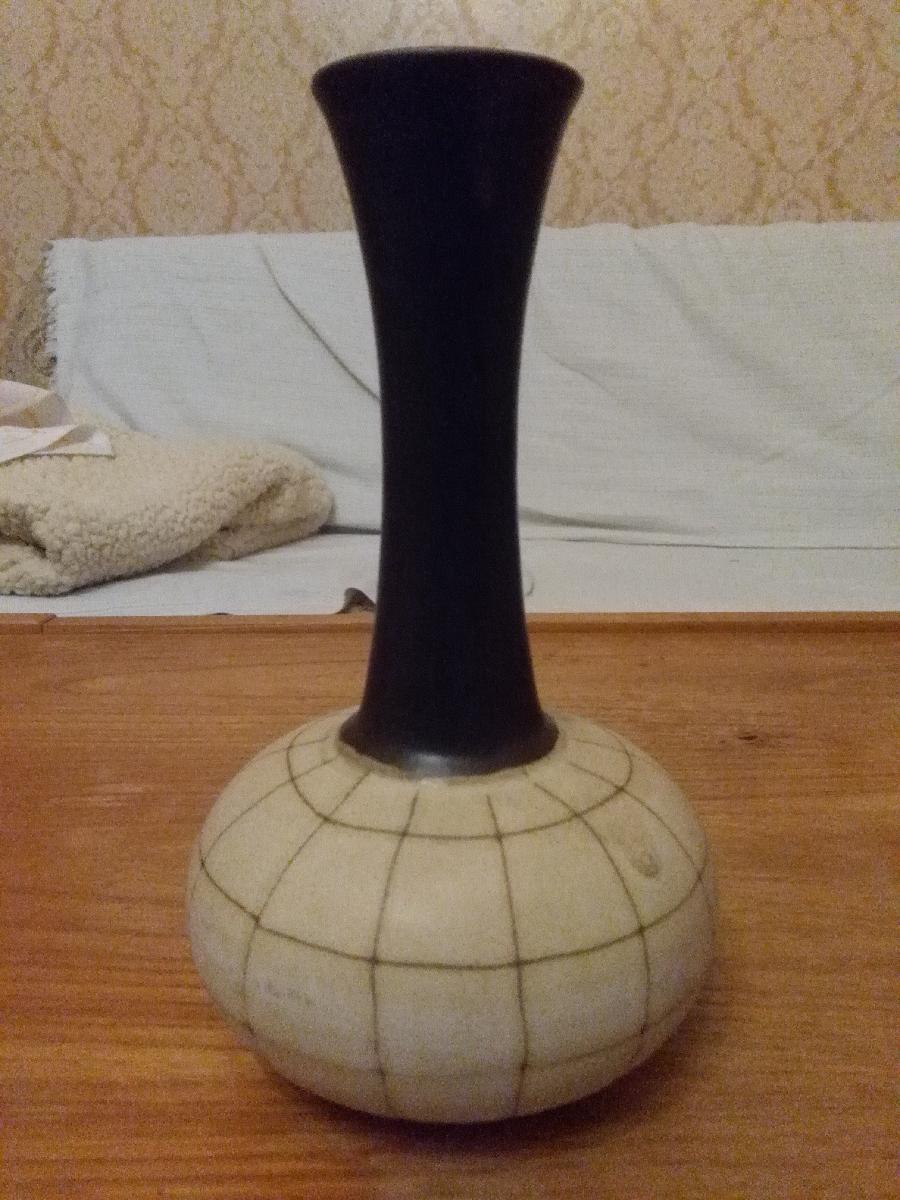 Retro keramická stylová váza - Starožitnosti
