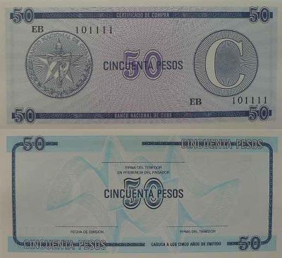 Kuba 50 pesos PFX24  UNC
