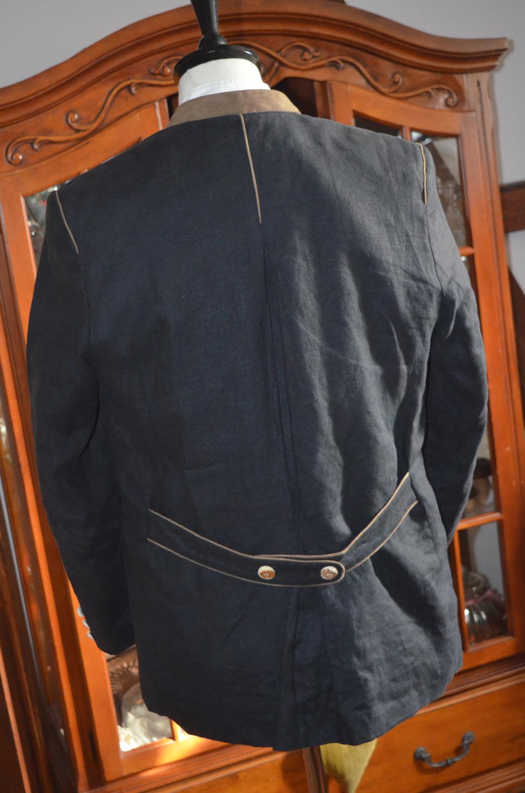 Lněné pánské sako se stojáčkem vel.XL - Oblečení, obuv a doplňky