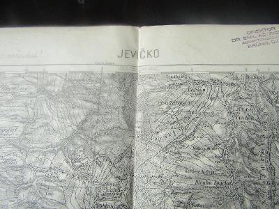 MAPA JEVÍČKO 1931