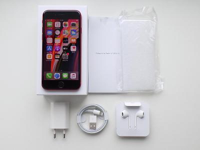 APPLE iPhone SE (2020) 128GB Red - ZÁRUKA 12 MĚSÍCŮ - TOP STAV