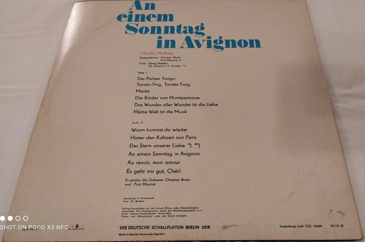 Mireille Mathieu - An einem Sonntag in Avignon (1971, LP v Top stavu)