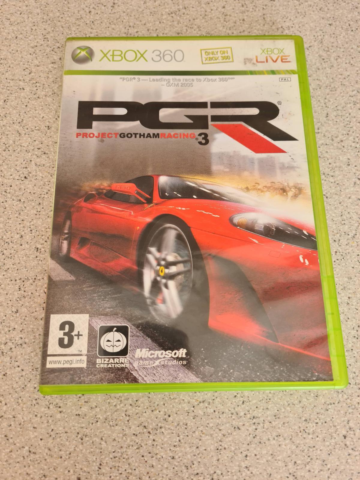 Xbox 360 - PROJECT GOTHAM RACING 3 (PGR 3) - Hry