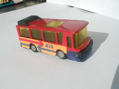 Kovový model autobusu SCANIA - Modell 1:87 - červeno-modrý