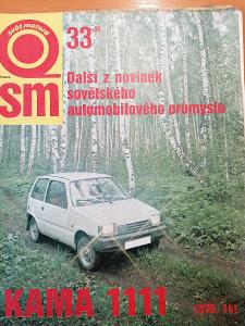 Časopis Svět Motorů 1986 /33, Kama 1111
