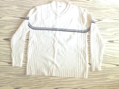 VIPCO málo použitý pružný bílý svetr do véčka XL