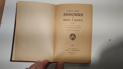 Kniha - Andorra čili muži z kovu od Isabelle Sandy r.v. 1927