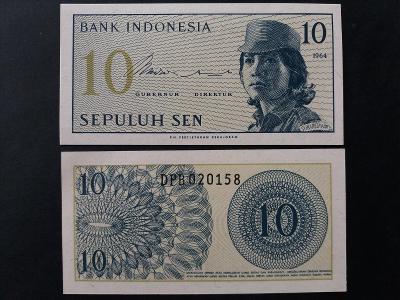 10 SEN - INDONÉSIE 1964 - UNC !!!.