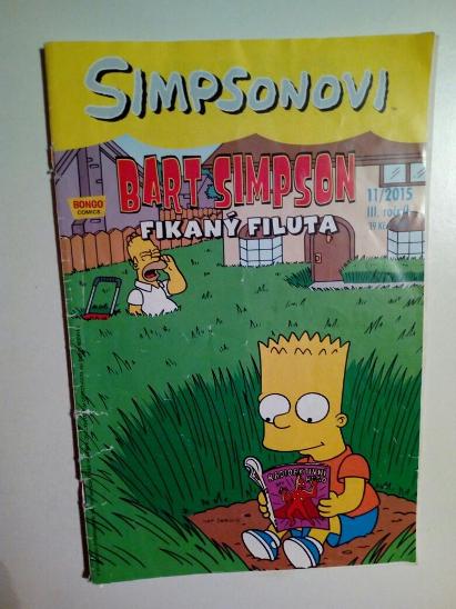 Komiks, Simpsonovi, č. 11/2015, zachovalý stav - Knihy a časopisy