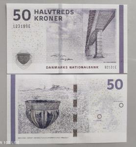 Dánsko 50 korun 2013 P-65 UNC / N Most Sallingsund