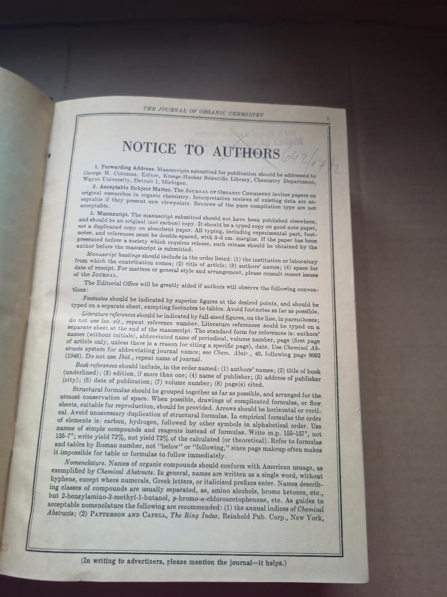 Journal of organic chemistry/zv. 17/ rok 1952...(13396) - Cudzojazyčné knihy