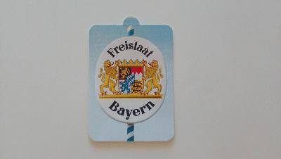 Samolepka - Svobodný stát Bavorsko - viz. foto