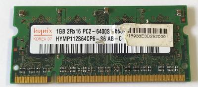 Paměť RAM do NB Hynix HYMP112S64CP6-S6 AB-C 1GB 800MHz DDR2