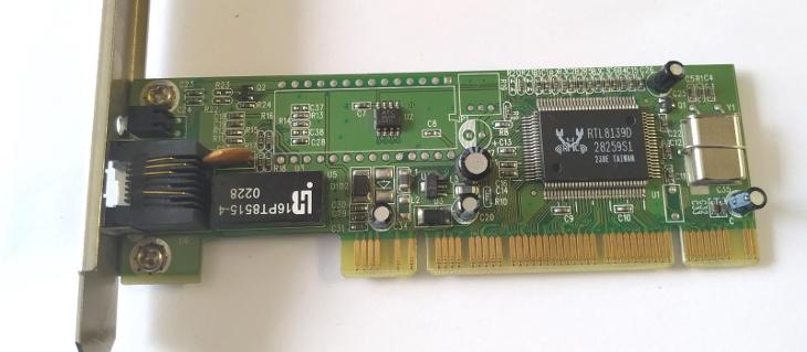 Síťová karta RTL8139D 10/100Mbit/s PCI - Počítače a hry