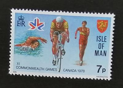 Ostrov Man 1978 Commonwealth hry, sport a cyklistika