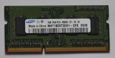 Samsung M471B2873EH1-CF8, 1G RAM, SO-DIMM, DDR3-1066, 204 pin