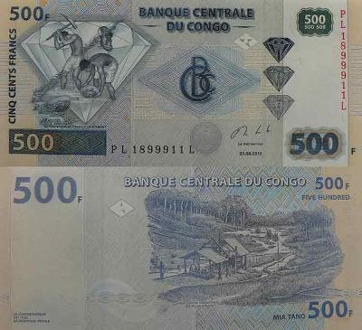 Kongo 500 franků   UNC