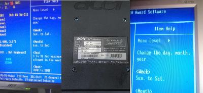 17" LCD černostříbrný monitor Acer AL1716 funkční 
