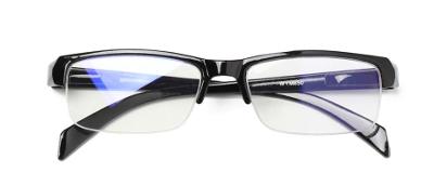 Černé  dioptrické brýle na dálku, mínusky  -  1,5 dioptrie