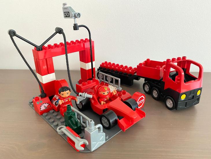 Doorzichtig Cilia kapitalisme Lego Duplo 4694 - Ferrari F1 Racing Team | Aukro