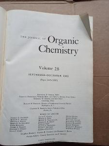 The Journal of Organic Chemistry/sv. 28/ rok 1963...(13471)
