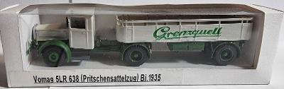 Model nákladního automobilu Vomag 5LR 638 1:87