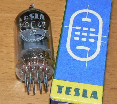 Elektronka Tesla PCF 82 pravděpodobně nepoužitá, se zárukou!