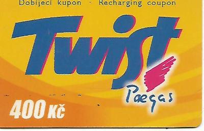 Twist kupon 400 Kč Paegas do 06/2006 (127)