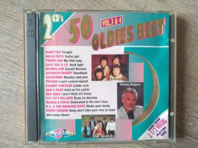 2CD-50 Oldies Best /výběr nabitý peckami 2,5hod,pres 1995