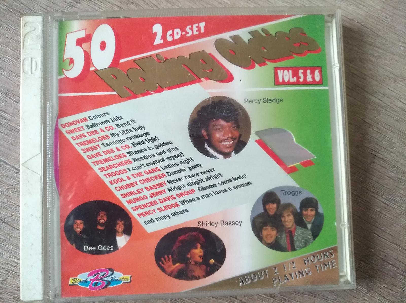 2CD-50 Rolling Oldies /výběr nabítý peckami,2,5hod,pres 1995 - Hudba