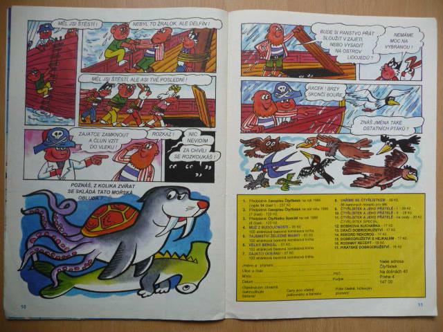 ČTYŘLÍSTEK - SPECIÁL - číslo 6. z roku 1995 - Pirátské dobrodružství - Knihy a časopisy