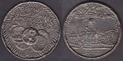 OSTRAVA. Sběratelé ostravští 1945 - 1985. Litá medaile.